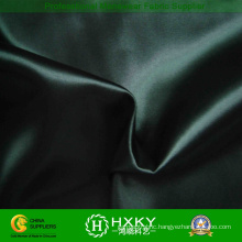 Black Color Polyester Soft Satin Fabric for Evening Dress